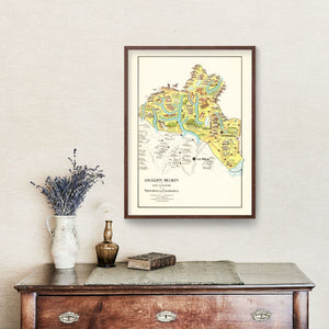 Vintage Map of Catamarca, 1933