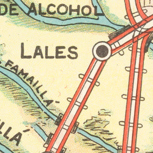 Vintage Map of Tucuman, 1933