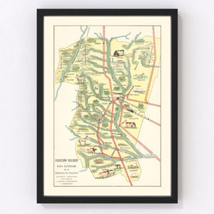 Vintage Map of Tucuman, 1933