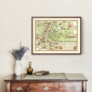 Vintage Map of the University of Kansas 1926