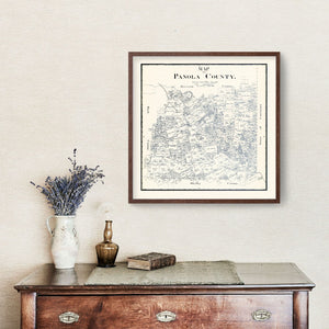 Vintage Map of Panola County, Texas 1897