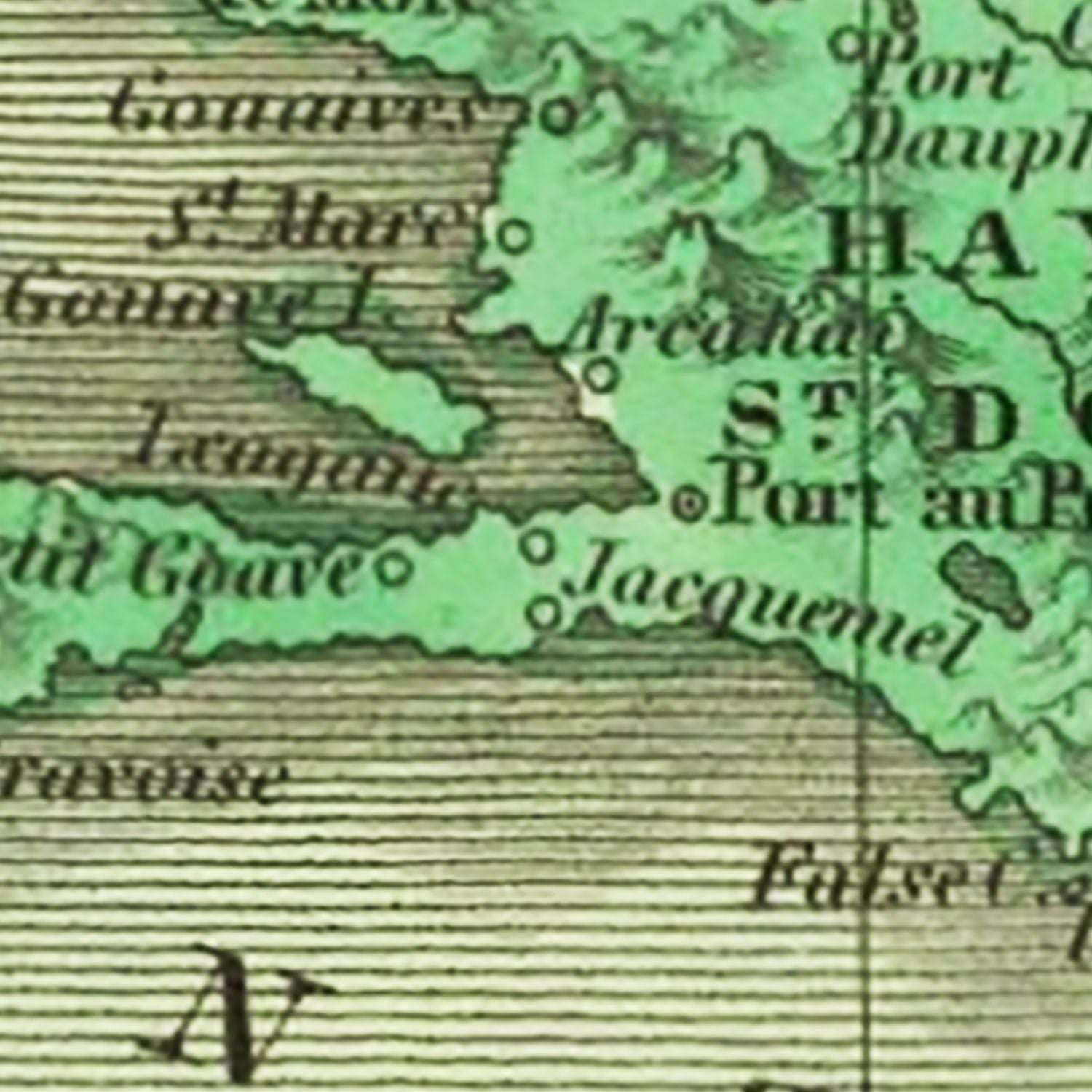 Vintage Map of West Indies 1831