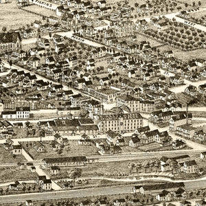 Vintage Map of Fairport, New York 1885