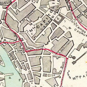 Vintage Map of Stockholm, Sweden 1838