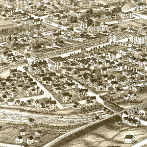 Vintage Map of Gouverneur, New York 1885