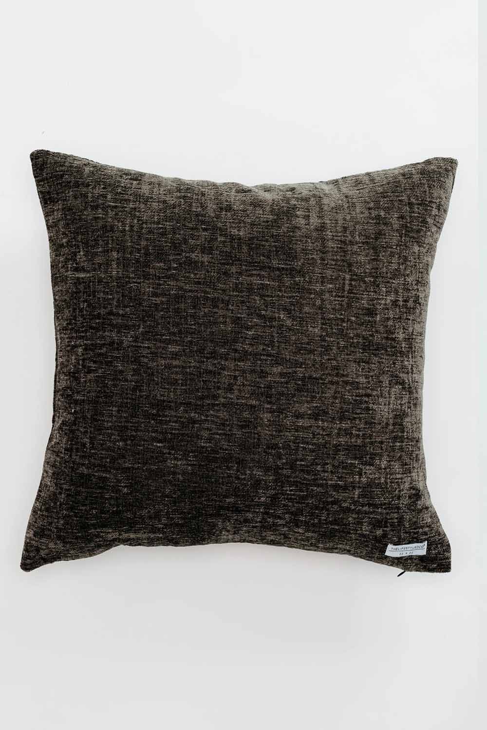 Carys Chenille Pillow - Deep Forest - 3 Sizes - 24" x 24"