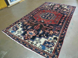 4' X 7' Antique 1920 Handmade Turkish Anatolian Wool Rug Veg Dye Nice