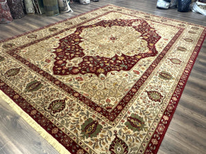 Karastan Rug 8.8 x 12, Antique Legends Royal Tabriz, Wool Pile, Vintage, Rare Design