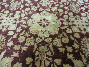 10' X 15' Hand Made Pakistan Wool on Cotton Rug Peshawar # 200A