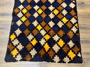 Balouch Rug 3x4, Afghan Rug, Tribal Rug, Multicolor