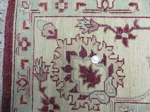 8' X 10' Vintage Fine Handmade Peshawar Agra Chobi Rug