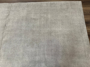 Tibetan Rug 8x10 Taupe Handmade Wool Modern Contemporary Carpet