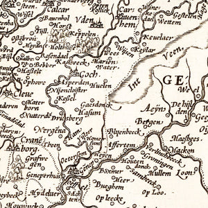 Vintage Map of Germany 1570