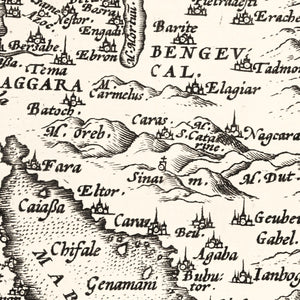 Vintage Map of Turkish Empire, 1570