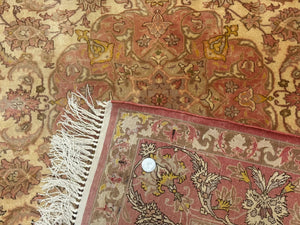 Persian Isfahan Rug 3x5 Fine 550 KPSI Kork Wool on Silk