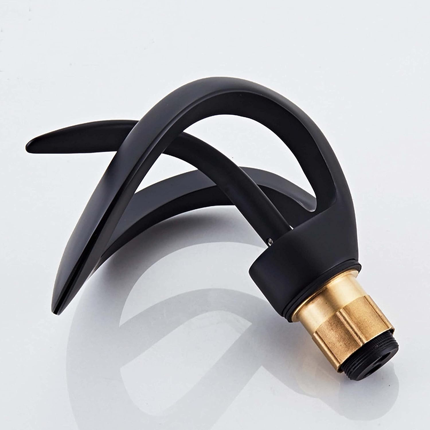 Versailles Luxury Waterfall Bathroom Faucet: Single-Hole, Brass Handle ...