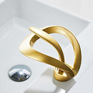 The Versailles Single-Hole, Single-Handle Luxury Waterfall Bathroom Faucet