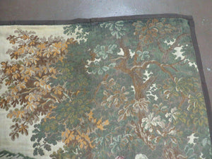 4' X 5' Vintage Tapestry Belgium Hand Loomed Victorian Nice 90f