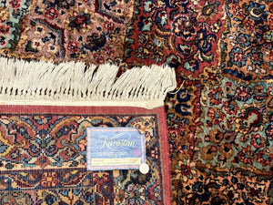 Karastan Rug 4x6, Multicolor Panel Kirman #717, Wool Original 700 Series Vintage