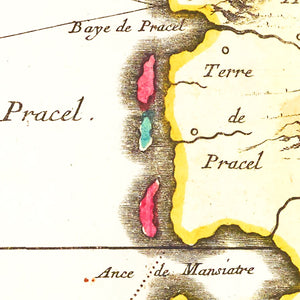 Vintage Map of Madagascar 1665