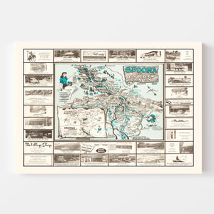 Vintage Sedona Map 1958