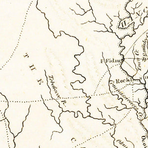 Vintage Map of Georgia 1805