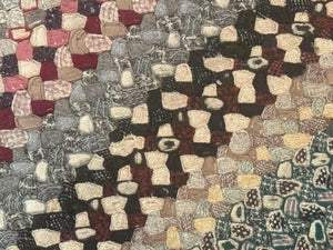Large Oval American Braided Rug 10x12, Multicolor Vintage Braided Carpet