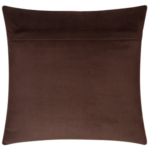Multicolor Genuine Cowhide Leather Decorative Throw Pillow - Handmade Patchwork Hexagonal Design