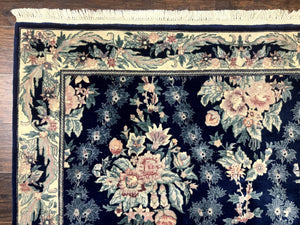 Sino Persian Rug 6x9, Navy Blue, Floral