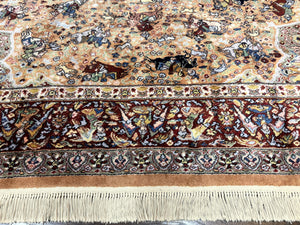 Karastan Rug 10x14 - Persian Hunting  #723 - Wool Pile, Vintage
