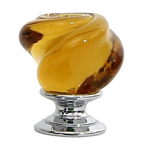 JEWERLY BOX: Authentic Deruta Keepsake Rectangular Box with Murano Knob - RICCO DERUTA design
