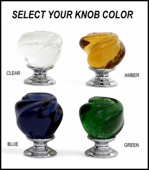 JEWERLY BOX: Authentic Deruta Keepsake Rectangular Box with Murano Knob - RICCO DERUTA design