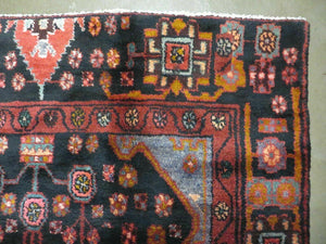 4' X 10' Antique Handmade Tribal Turkish Oriental Floral Wool Rug Organic Nice