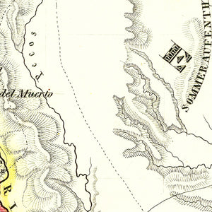 Vintage Map of Texas 1846