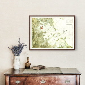 Vintage Boston Harbor Map 1775