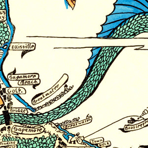 Vintage Map of Cape Cod, 1926