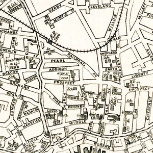 Vintage Map of Gloucester, Massachusetts 1919