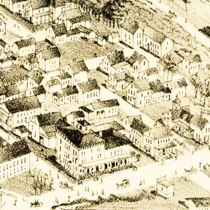 Vintage Map of Oakdale, Massachusetts 1891