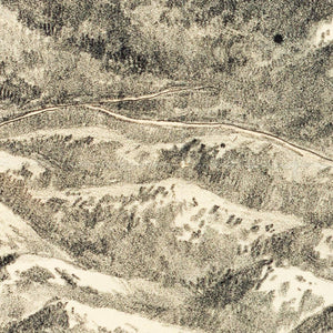 Vintage Map of the White Mountains, 1890