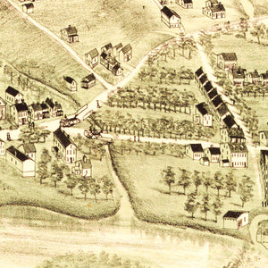 Vintage Map of Hope, Rhode Island 1889