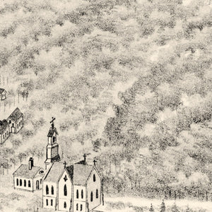 Vintage Map of Southville, Massachusetts 1887