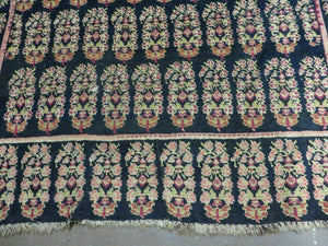 4' X 9' Antique Karabagh Caucasian Rug Handmade Wool Carpet Organic Dyes Nice