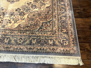 Belgium Power Loomed Wool Rug 6.9 x 9.6, Vintage Oriental Carpet