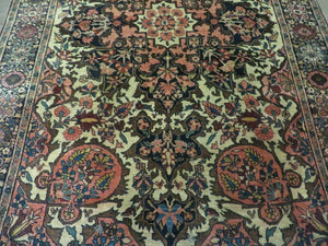4' X 6' Antique Ultra Fine Handmade India Floral Oriental Wool Rug Carpet Nice
