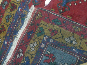 4' X 8' Vintage Handmade Turkish Kazak Pattern Wool Rug Carpet Nice # 105