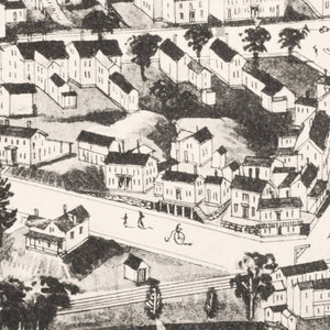 Vintage Map of Ballardvale, Massachusetts 1885