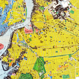 Vintage Map of New York, New York 1939