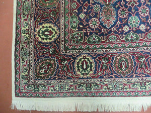 4' X 6' Vintage Fine Handmade Turkish Floral Oriental Wool Rug detailed Organic