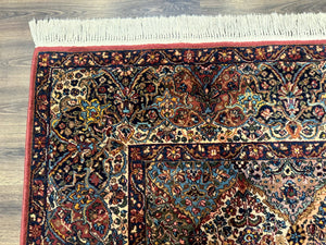 8.8 x 12 Karastan Multicolor Kirman Rug #717 - Vintage Wool Carpet