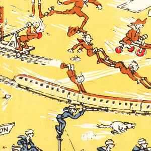 Vintage Boy Scouts Jamboree Map, 1935